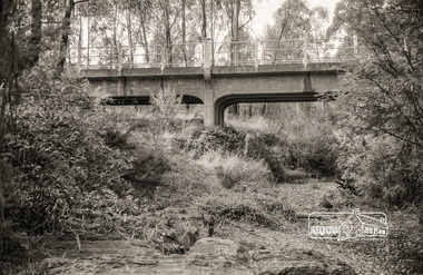 Photograph, Russell Yeoman, Yarra Glen Road Bridge over Watsons Creek, Kangaroo Ground, c.1970, 1970c