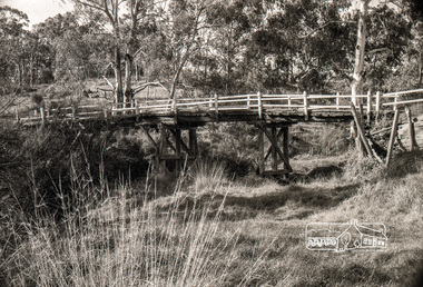 Negative - Photograph, Russell Yeoman, Lintons Bridge over Arthurs Creek, c.1970