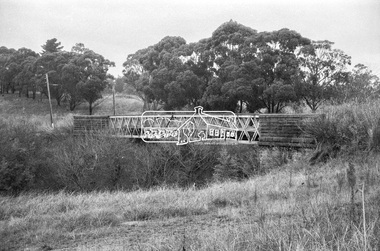 Negative - Photograph, Russell Yeoman, Old Lower Plenty Bridge, c.1970