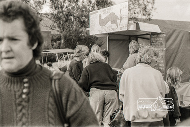 Photograph, Homemade Icecream, Eltham Market, Carpark, Commercial Place, Eltham, October 1988, 1988