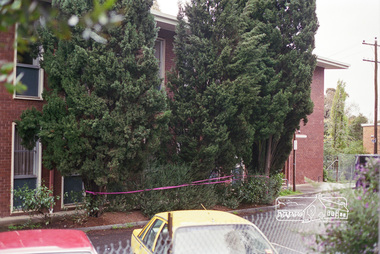 Negative - Photograph, Harry Gilham, Demolition of Eltham Shire Offices, 895 Main Road, Eltham, Aug. 1996