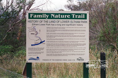 Photograph, Harry Gilham, Family Nature Trail, Eltham Lower Park, c.1996, 1996
