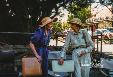 Photograph, Peter Bassett-Smith, Visit by The Honourable Sir James Augustine Gobbo AC CVO QC, Governor of Victoria, to the Andrew Ross Museum, Kangaroo Ground, 2 March 2000, 02/03/2000
