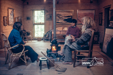 Photograph, Jack Gittins (W.J. Gittins & Associates), Neil Douglas at home on his property at Bend of Islands, 1980s, 1980s