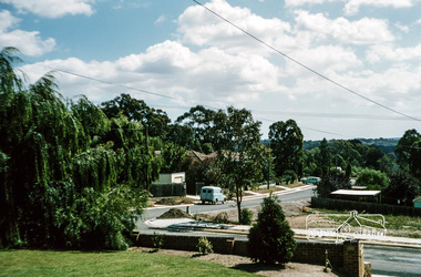 Photograph, Fred Mitchell, View of Taylor Street from front yard of 86 Bible street, Eltham, 1966