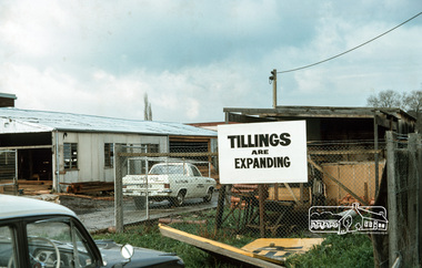 Photograph, Tillings timber yard, Bridge Street, Eltham, 1968, 1968