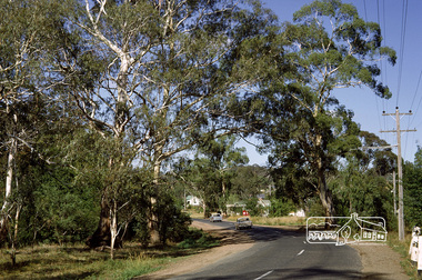 Photograph, Fred Mitchell, Heading north along Main Road approaching intersection with Mount Pleasant Road, Eltham, 1968, 1968