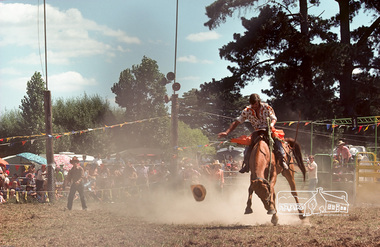 Photograph, Fred Mitchell, Rodeo, Whittlesea Show, 1975, 1975