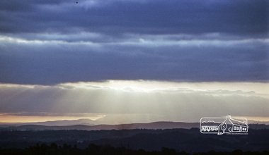 Photograph, View of Mount Macedon from the Shire of Eltham War Memorial Tower, Garden Hill, Kangaroo Ground, 1983, 1983