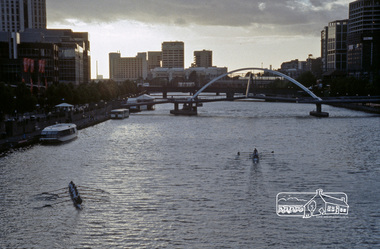 Photograph, Fred Mitchell, Yarra River from Princes Bridge, Melbourne, 1996