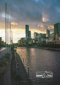 Photograph, Fred Mitchell, Yarra River from Princes Bridge, Melbourne, 1996
