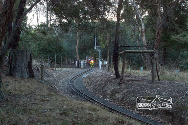 Photograph, Fred Mitchell, Special night run event, Diamond Valley Railway, 12 March 2006, 12/03/2006