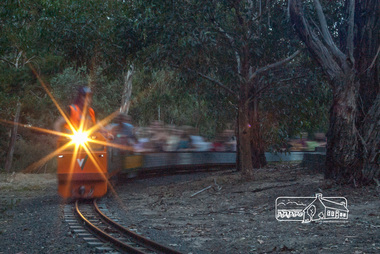 Photograph, Fred Mitchell, Special night run event, Diamond Valley Railway, 12 March 2006, 12/03/2006