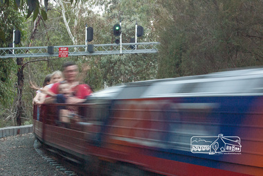 Photograph, Fred Mitchell, Special night run event, Diamond Valley Railway, 12 March 2006, 12/03/2006
