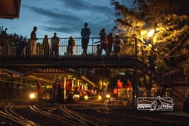 Photograph, Fred Mitchell, Special night run event, Diamond Valley Railway, 12 March 2006, 12/03/2006