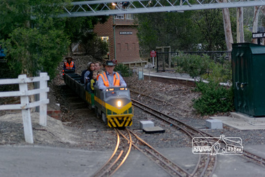 Photograph, Special night run event, Diamond Valley Railway, 11 March 2007, 12/03/2006