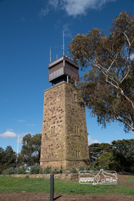 Photograph, Fred Mitchell, War Memorial Tower, Kangaroo Ground, 10 August 2015, 10/08/2015