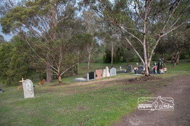 Photograph, Fred Mitchell, Kangaroo Ground Cemetery, 10 August 2015, 10/08/2015