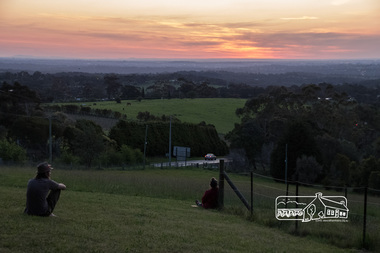 Photograph, Fred Mitchell, Sunset from Eltham War Memorial Park, Kangaroo Ground, 2 October 2015, 02/10/2015