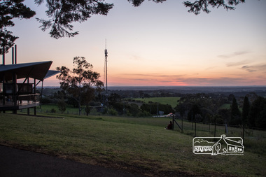 Photograph, Fred Mitchell, Sunset from Eltham War Memorial Park, Kangaroo Ground, 2 October 2015, 02/10/2015