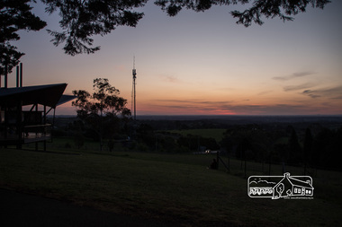 Photograph, Fred Mitchell, Sunset from Eltham War Memorial Park, Kangaroo Ground, 2 October 2015, 02/10/2015