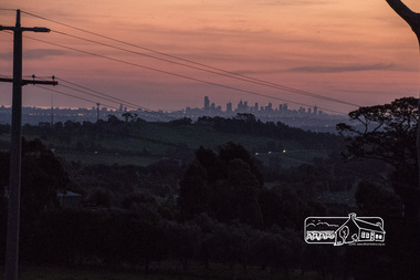 Photograph, Fred Mitchell, Sunset from Eltham War Memorial Park, Kangaroo Ground, 2 October 2015, 02/10/2015