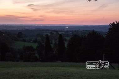 Photograph, Fred Mitchell, Sunset from Eltham War Memorial Park, Kangaroo Ground, 2 October 2015, 02/10/2015