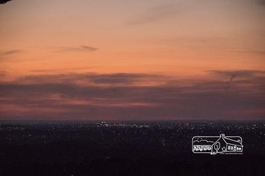 Photograph, Fred Mitchell, Sunset from Eltham War Memorial Park, Kangaroo Ground, 2 October 2015, 02/10/2015