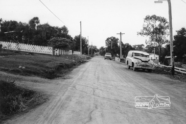 Photograph, Looking northeast along Alma Street to Para Road, Lower Plenty, c.July 1967, 1967