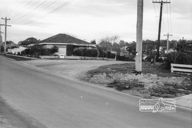 Photograph, Intersection of Kett Street (dirt road) with Airlie Road, Lower Plenty, c. July 1967, 1967