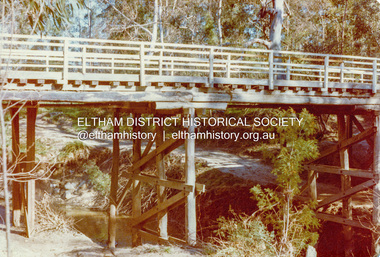 Photograph, Diamond Street Bridge, Eltham, c. August 1977, 1977