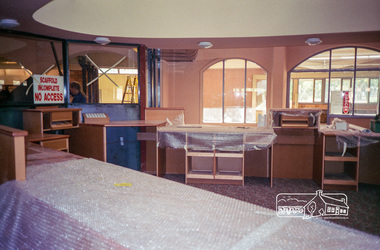 Photograph, Linda McConnell, Construction of Eltham Library; fitting out stage, April 1994, 1994