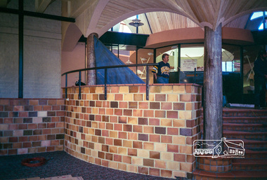 Photograph, Linda McConnell, Construction of Eltham Library; fitting out stage, April 1994, 1994