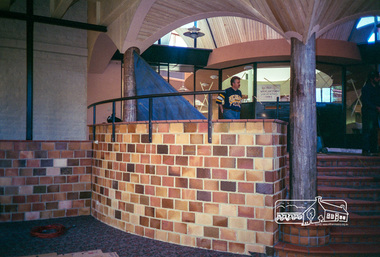 Photograph, Linda McConnell, Construction of Eltham Library; fitting out stage, April 1994, 1994