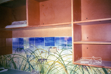 Photograph, Linda McConnell, Construction of Eltham Library; fitting out stage, April 1994