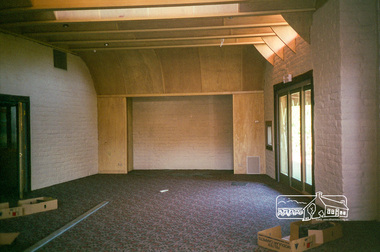 Photograph, Linda McConnell, Construction of Eltham Library, April 1994