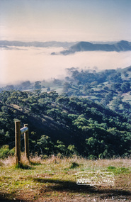 Photograph, Murchison Gap viewed from Strath Creek, Autumn Excursion, Hume and Hovell's 1824 expedition, 26 May 1996, 26/05/1996