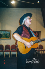 Photograph, Entertainment at the celebration of Peter Bassett-Smith being named Eltham Citizen of the Year, 26 January 2001, 26/01/2001