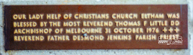 Photograph, Our Lady Help of Christians Catholic Church Eltham, January 2001, 2001