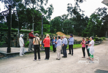 Photograph, Tour of Eltham Cemetery led by Harry Gilham, Eltham District Historical Society, 13 November 2011, 13/11/2011