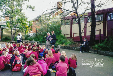Photograph, Eltham Primary School Grades 3/4 visit to the Local History Centre and Courthouse, 728-730 Main Road, Eltham, 13 June 2012, 13/06/2012