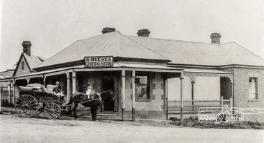 Photograph, A. Reeves General Store, Main Street, Greensborough, c.1900, 1900c