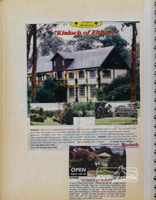Newsclipping, Kinloch, Arthur Street, Eltham and 142 Napoleon Street, Eltham