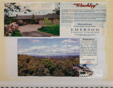 Newsclipping, Winchley, 179 Old Eltham Road, Lower Plenty and Warrakilla