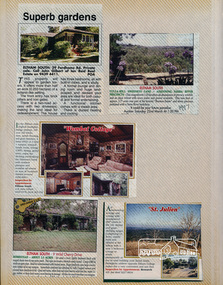 Newsclipping, 29 Fordhams Road, Culla Hill, Sweeneys Lane, Wombat Cottage and 9 Wild Cherry Drive, Eltham South and St Julien, Research