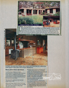 Newsclipping, Lalirra, 100 Scenic Crescent, Eltham, June 1989, 1989