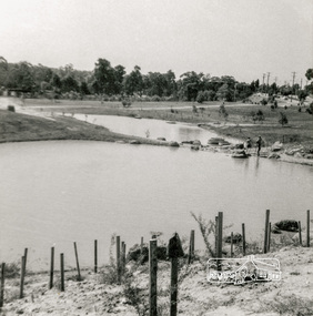 Photograph, Looking north across Eltham Town Park, 1974