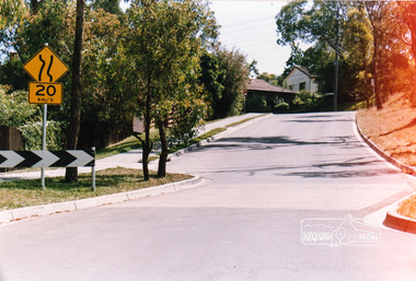 Photograph, Looking up Brougham Street towards Bolton Street, Eltham, c.1989, 1989c
