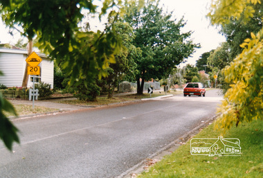Photograph, Looking east near 51 Airlie Road, Montmorency, c.1989, 1989c