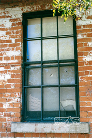 Photograph, Window repairs (x3), Local History Centre, 728 Main Road, Eltham, April 2006, 2006